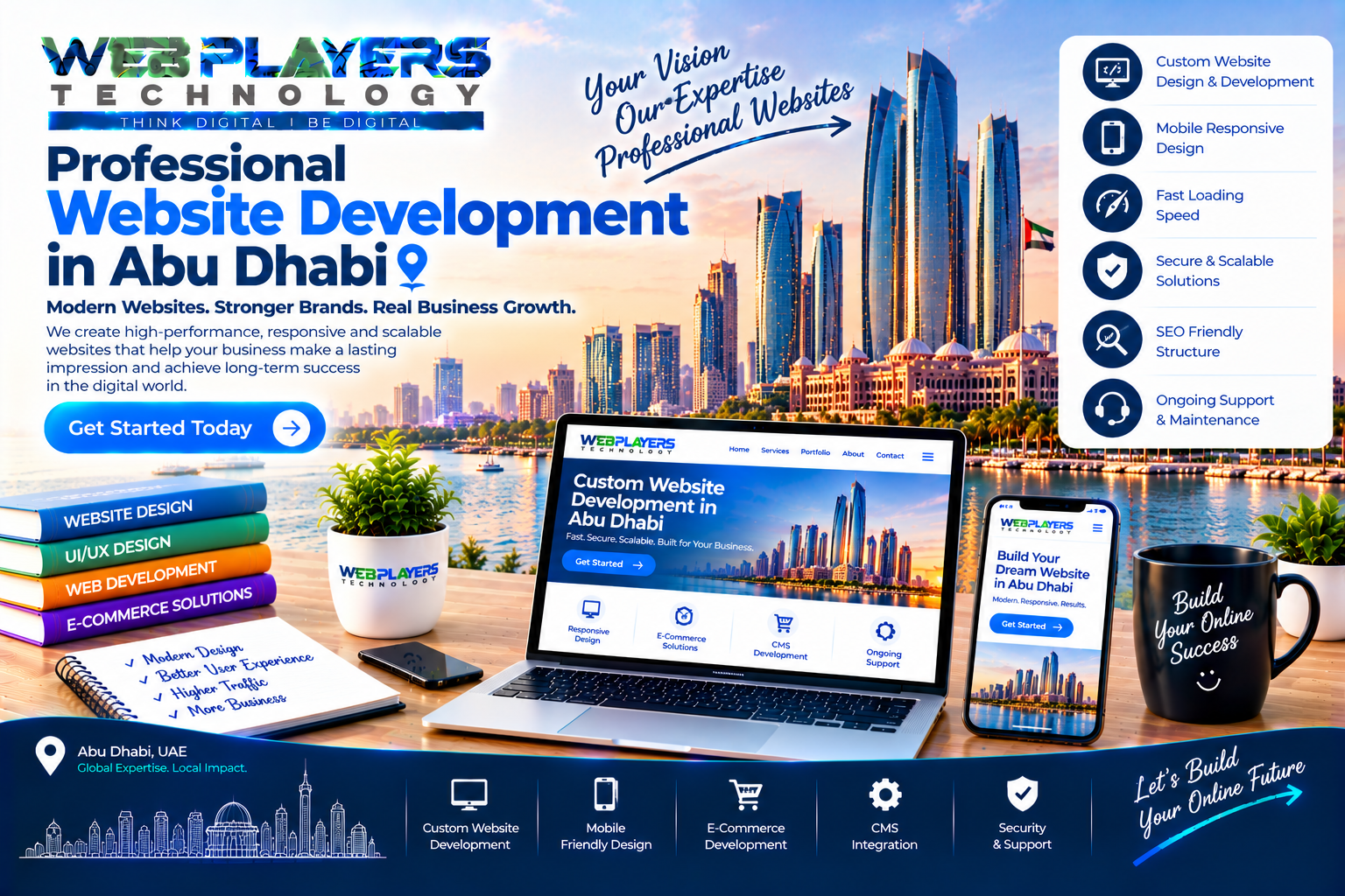 Professional Website Development in Abu Dhabi for Business Growth